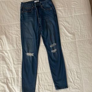 Good Waist Ripped High
Waist Skinny Jeans